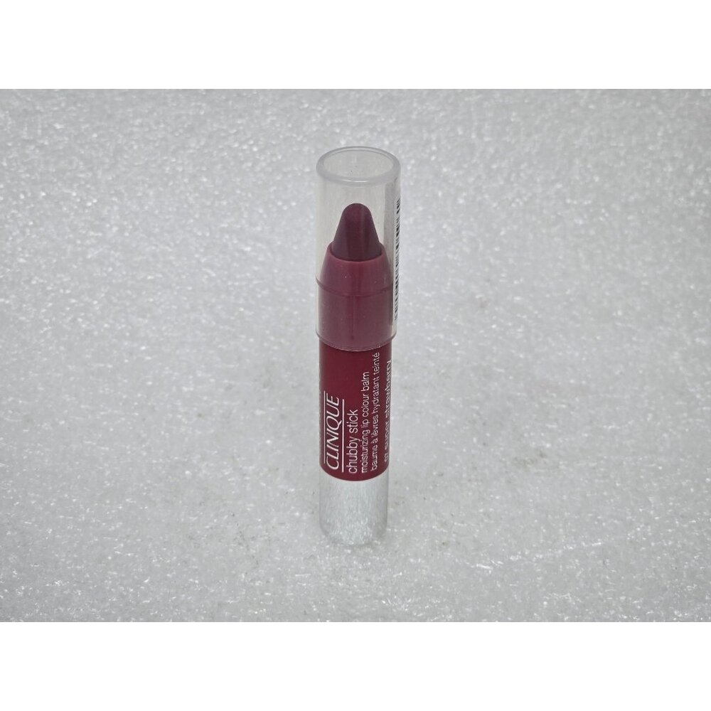 Clinique Chubby Stick Moisturizing Color Balm Lip Tint 07 Super Strawberry .04oz